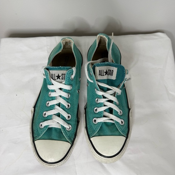 Converse All Star Size 7.5 Women’s Teal Sneakers - Picture 2 of 7